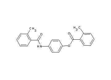 4-[(2-methylbenzoyl)amino]phenyl 2-methylbenzoate