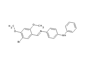 N-(5-bromo-2,4-dimethoxybenzylidene)-N'-phenyl-1,4-benzenediamine