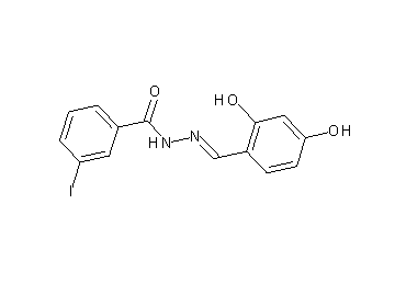 N'-(2,4-dihydroxybenzylidene)-3-iodobenzohydrazide