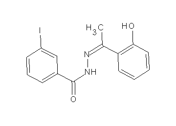 N'-[1-(2-hydroxyphenyl)ethylidene]-3-iodobenzohydrazide