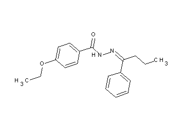 4-ethoxy-N'-(1-phenylbutylidene)benzohydrazide