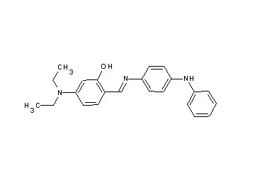 2-{[(4-anilinophenyl)imino]methyl}-5-(diethylamino)phenol