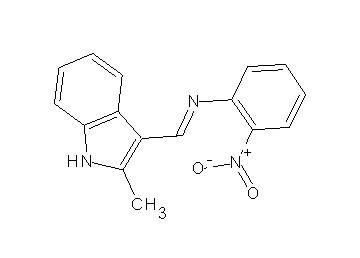 N-[(2-methyl-1H-indol-3-yl)methylene]-2-nitroaniline