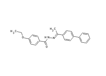 N'-[1-(4-biphenylyl)ethylidene]-4-ethoxybenzohydrazide