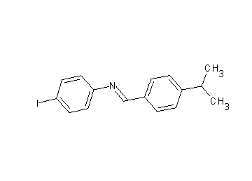 (4-iodophenyl)(4-isopropylbenzylidene)amine