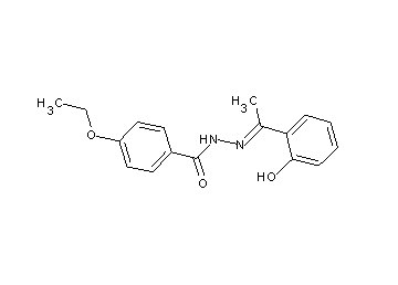 4-ethoxy-N'-[1-(2-hydroxyphenyl)ethylidene]benzohydrazide