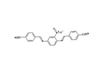 4,4'-[(2-nitro-1,4-phenylene)bis(nitrilomethylylidene)]dibenzonitrile