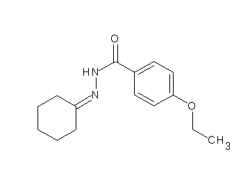 N'-cyclohexylidene-4-ethoxybenzohydrazide