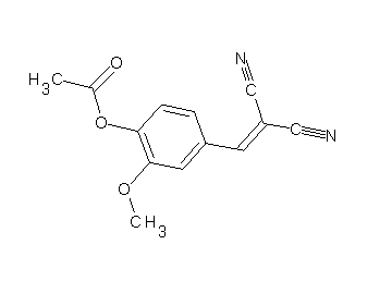 4-(2,2-dicyanovinyl)-2-methoxyphenyl acetate