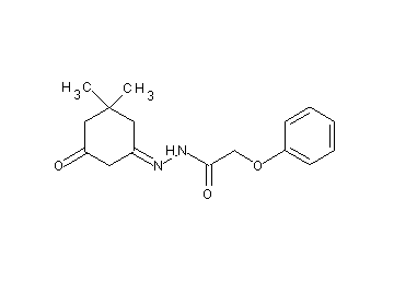N'-(3,3-dimethyl-5-oxocyclohexylidene)-2-phenoxyacetohydrazide