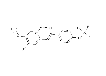 N-(5-bromo-2,4-dimethoxybenzylidene)-4-(trifluoromethoxy)aniline