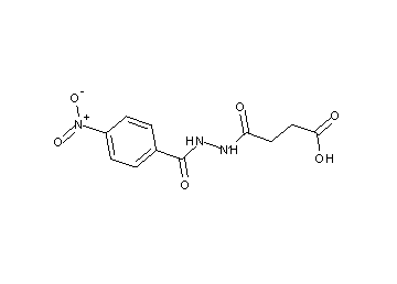4-[2-(4-nitrobenzoyl)hydrazino]-4-oxobutanoic acid