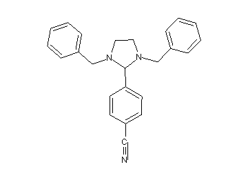 4-(1,3-dibenzyl-2-imidazolidinyl)benzonitrile
