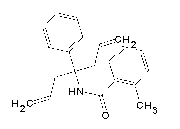N-(1-allyl-1-phenyl-3-buten-1-yl)-2-methylbenzamide
