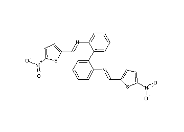 N,N'-bis[(5-nitro-2-thienyl)methylene]-2,2'-biphenyldiamine