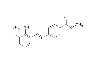 methyl 4-[(2-hydroxy-3-methoxybenzylidene)amino]benzoate