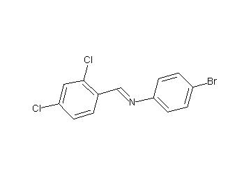 (4-bromophenyl)(2,4-dichlorobenzylidene)amine