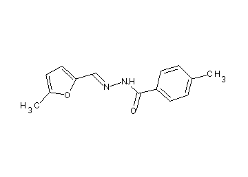 4-methyl-N'-[(5-methyl-2-furyl)methylene]benzohydrazide