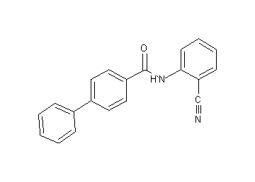 N-(2-cyanophenyl)-4-biphenylcarboxamide