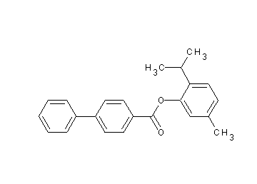 2-isopropyl-5-methylphenyl 4-biphenylcarboxylate