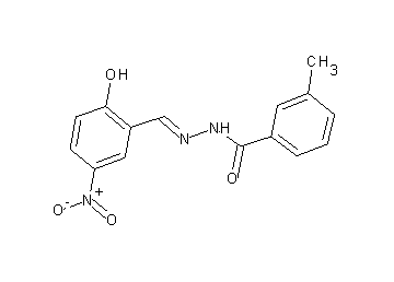 N'-(2-hydroxy-5-nitrobenzylidene)-3-methylbenzohydrazide