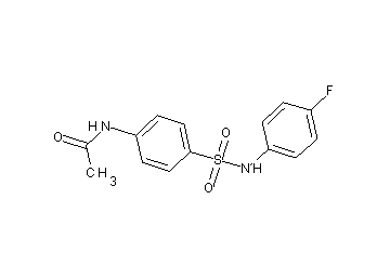 N-(4-{[(4-fluorophenyl)amino]sulfonyl}phenyl)acetamide