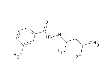 N'-(1,3-dimethylbutylidene)-3-methylbenzohydrazide