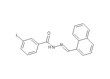 3-iodo-N'-(1-naphthylmethylene)benzohydrazide
