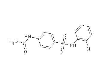 N-(4-{[(2-chlorophenyl)amino]sulfonyl}phenyl)acetamide