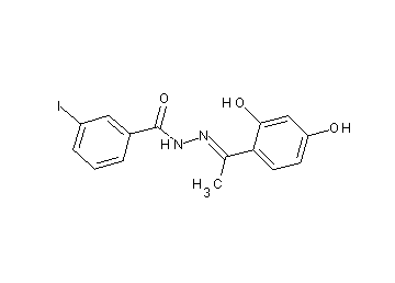 N'-[1-(2,4-dihydroxyphenyl)ethylidene]-3-iodobenzohydrazide