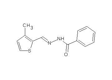 N'-[(3-methyl-2-thienyl)methylene]benzohydrazide