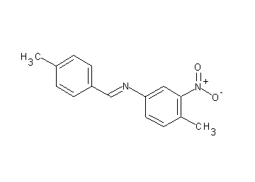(4-methylbenzylidene)(4-methyl-3-nitrophenyl)amine