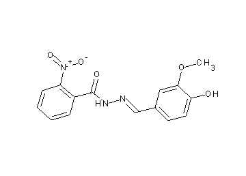 N'-(4-hydroxy-3-methoxybenzylidene)-2-nitrobenzohydrazide