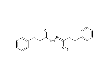 N'-(1-methyl-3-phenylpropylidene)-3-phenylpropanohydrazide