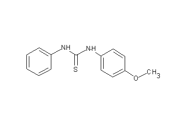 N-(4-methoxyphenyl)-N'-phenylthiourea
