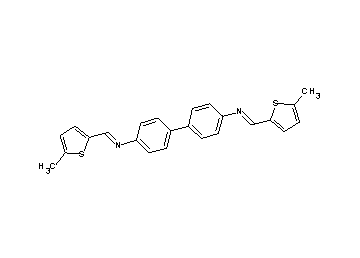 N,N'-bis[(5-methyl-2-thienyl)methylene]-4,4'-biphenyldiamine