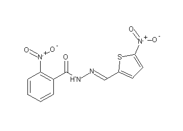 2-nitro-N'-[(5-nitro-2-thienyl)methylene]benzohydrazide
