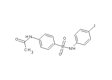 N-(4-{[(4-iodophenyl)amino]sulfonyl}phenyl)acetamide