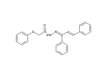 N'-(1,3-diphenyl-2-propen-1-ylidene)-2-phenoxyacetohydrazide