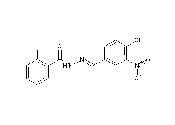 N'-(4-chloro-3-nitrobenzylidene)-2-iodobenzohydrazide