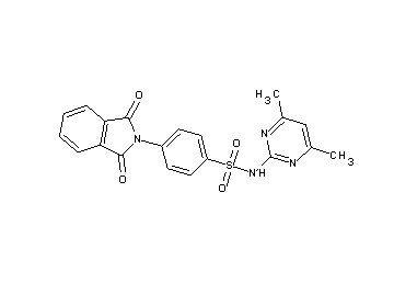 N-(4,6-dimethyl-2-pyrimidinyl)-4-(1,3-dioxo-1,3-dihydro-2H-isoindol-2-yl)benzenesulfonamide