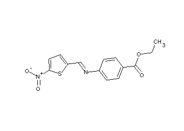 ethyl 4-{[(5-nitro-2-thienyl)methylene]amino}benzoate