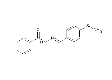 2-iodo-N'-[4-(methylsulfanyl)benzylidene]benzohydrazide