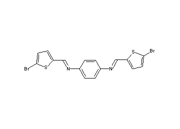 N,N'-bis[(5-bromo-2-thienyl)methylene]-1,4-benzenediamine