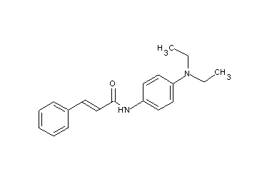 N-[4-(diethylamino)phenyl]-3-phenylacrylamide