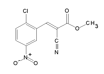 methyl 3-(2-chloro-5-nitrophenyl)-2-cyanoacrylate