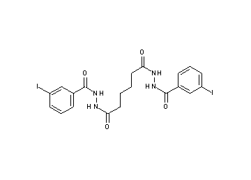 N'1,N'6-bis(3-iodobenzoyl)hexanedihydrazide