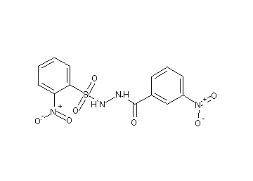 3-nitro-N'-[(2-nitrophenyl)sulfonyl]benzohydrazide