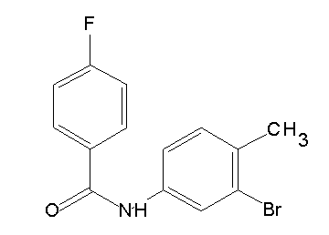 N-(3-bromo-4-methylphenyl)-4-fluorobenzamide