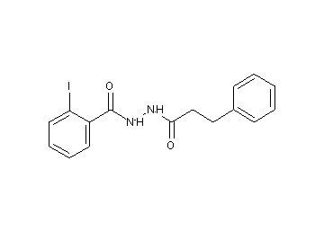 2-iodo-N'-(3-phenylpropanoyl)benzohydrazide